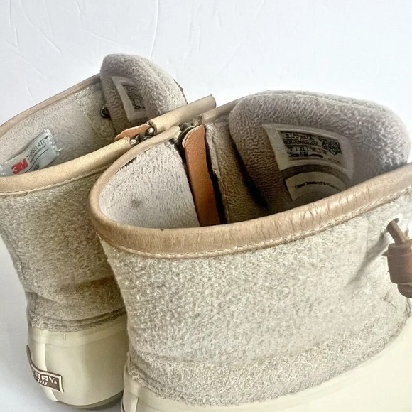 Sperry Cream and Tan Winter Boots - Picture 8 of 12